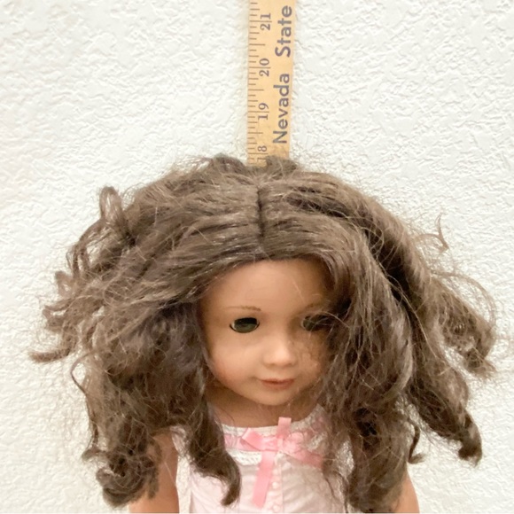 2014 AMERICAN DOLL Truly Me? Brunette Curly Hair Hazel Eyes 18” Girl Doll - Picture 4 of 16
